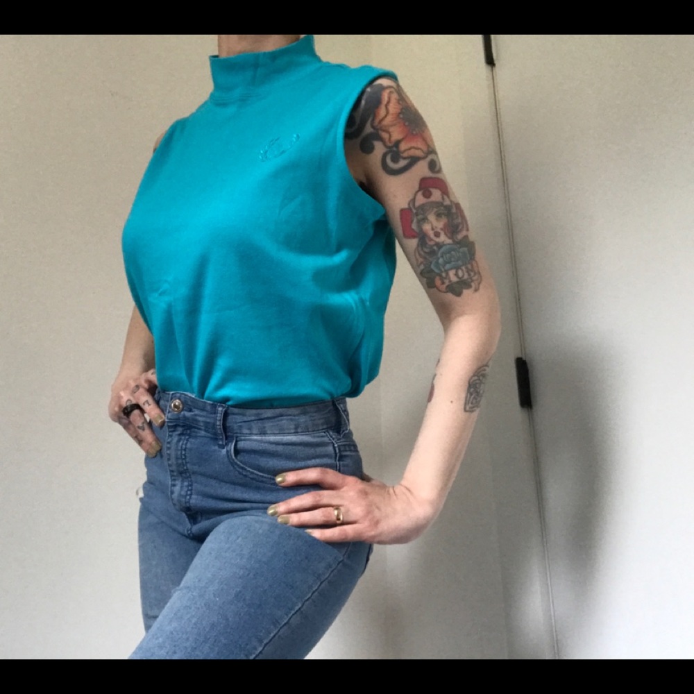Blair NWOT Mock Neck Tank Top